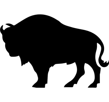 Adesivo auto bisonte polacco - TenStickers