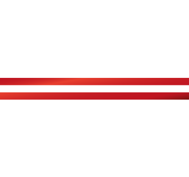 Adesivo auto Striscia rossa - TenStickers