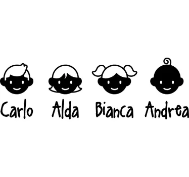 Adesivo parenti - TenStickers