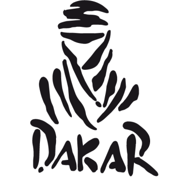 Adesivo per auto logo del deserto di Dakar - TenStickers