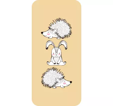 Adesivo Samsung amici creature affascinanti - TenStickers
