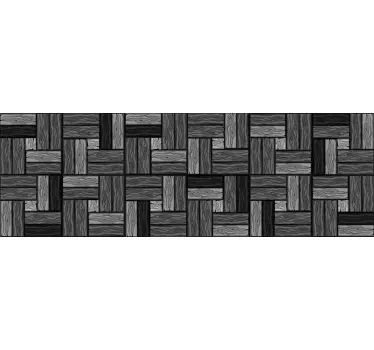Greca adesiva texture in legno elegante - TenStickers