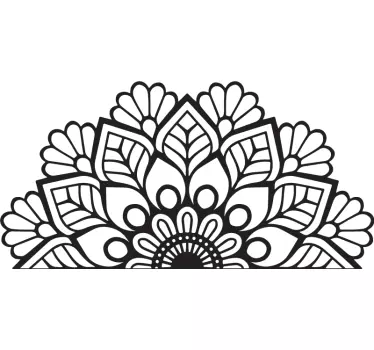 Adesivo testata letto Testiera mandala - TenStickers