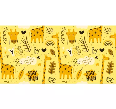Adesivo per mobile Giraffe - TenStickers
