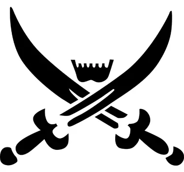Skin adesiva teschio pirata per Mac - TenStickers