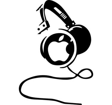 Skin adesiva cuffie Mac - TenStickers