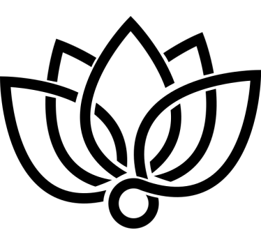Adesivo auto Fiore di loto - TenStickers