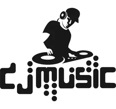 Adesivo per pc  DJ music portatile - TenStickers