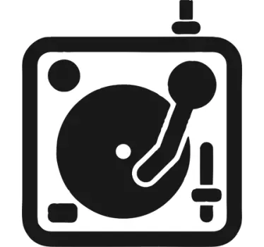 Skin adesiva icona DJ portatile - TenStickers
