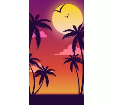 Adesivo samsung atmosfera sole tropicale - TenStickers
