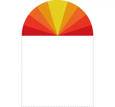 Adesivo interruttore luce Interruttore tramonto vintage - TenStickers