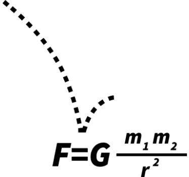 Adesivo per pc formula gravita - TenStickers