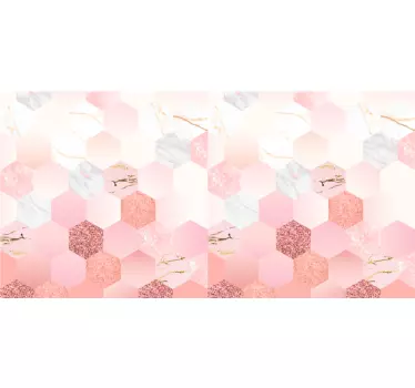 Adesivo per mobile Marmo rosa per mobili - TenStickers