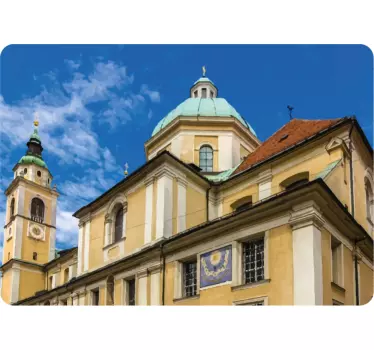 Adesivo per laptop architettura di edifici storici - TenStickers