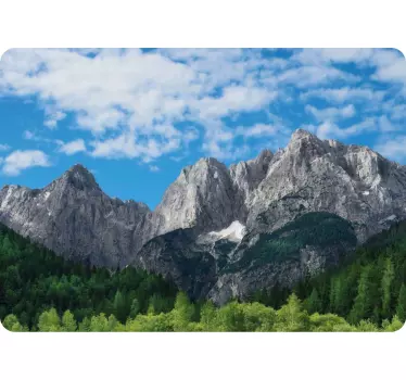 Adesivo per laptop vista del paesaggio montuoso - TenStickers