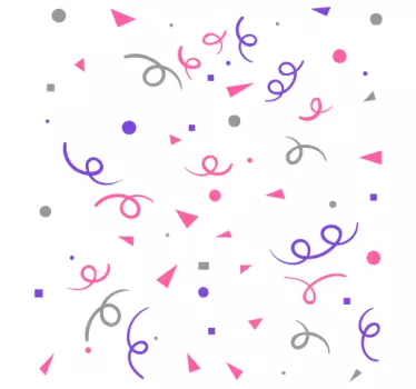 Adesivo geometrico composizioni geometriche vibranti - TenStickers