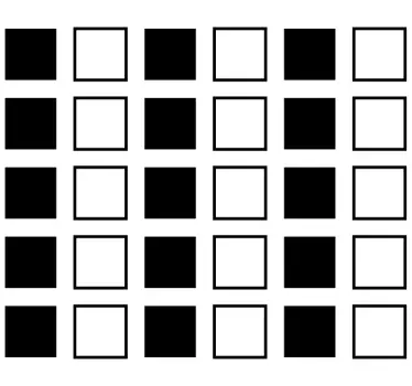 Adesivo geometrico motivi geometrici quadrati - TenStickers