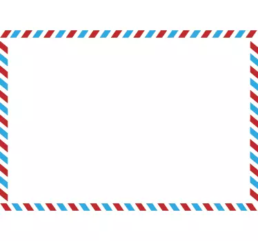 Adesivo lavagna cancellabile Posta Aerea - TenStickers