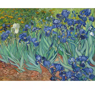 Adesivo murale fiori Van Gogh - TenStickers