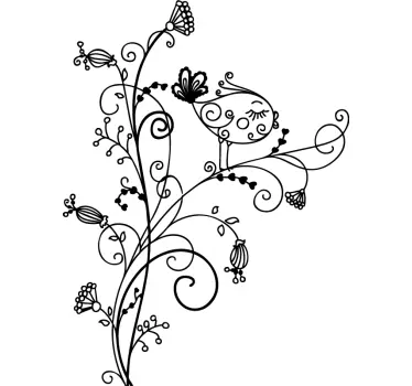 Sticker decorativo passero canterino - TenStickers
