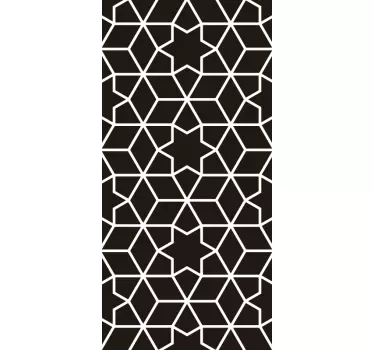 Sticker decorativo box doccia stelle - TenStickers