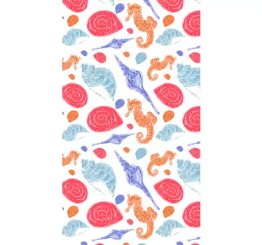 Adesivo samsung motivo cavalluccio marino - TenStickers