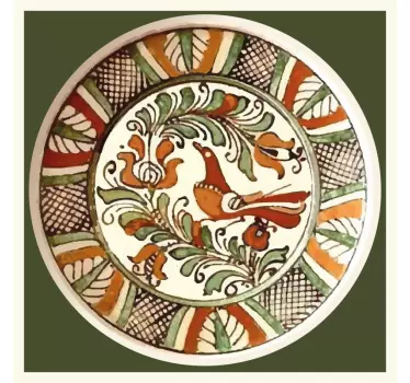 Adesivo decorativo motivo ornamentale circolare - TenStickers