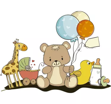 Adesivo bambini kit oggetti bebè - TenStickers