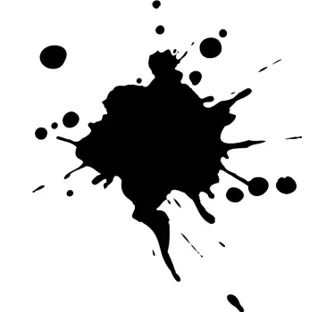 Adesivo geometrico effetto splash - TenStickers