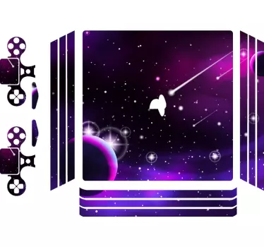 Adesivo ps4 avventura cosmica - TenStickers