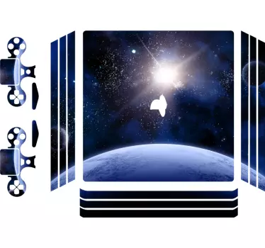 Adesivo ps4 vista universale cosmica - TenStickers