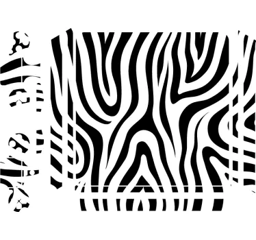 Adesivo ps4 aspetto strisce zebra - TenStickers