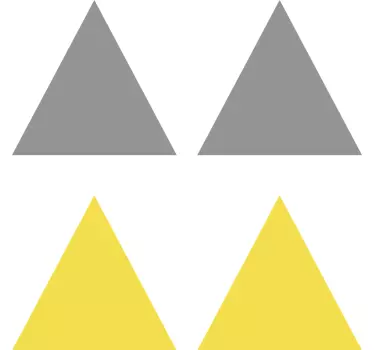 Adesivo geometrico motivi triangolari vivaci - TenStickers