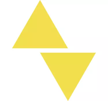 Adesivo geometrico triangoli stilosi - TenStickers
