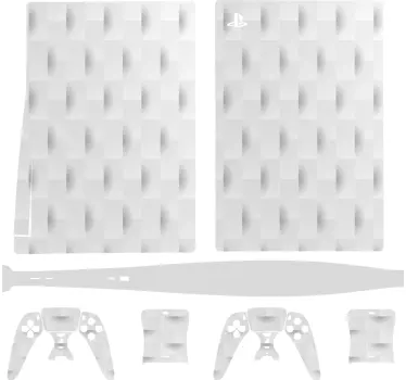 Adesivo ps5 copertura bianca texturizzata - TenStickers