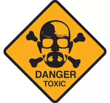 Adesivo Breaking Bad danger - TenStickers