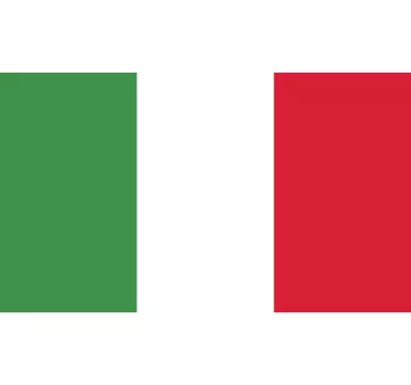 Adesivo murale bandiera Italia - TenStickers