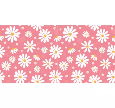 Carta adesiva per mobili design a fiori di campo - TenStickers