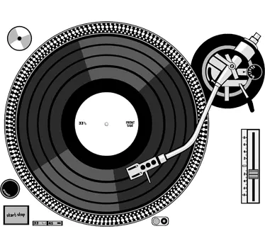 Adesivo pc disegno mixer - TenStickers