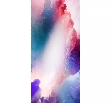 Adesivo samsung onde cosmiche colorate - TenStickers