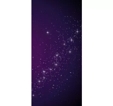 Adesivo samsung motivo luccicante cosmico - TenStickers