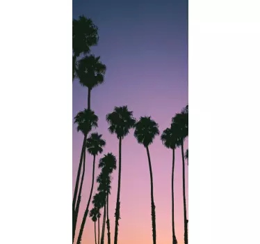 Adesivo huawei silhouette di palma - TenStickers