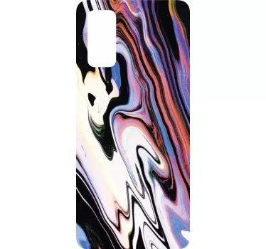Adesivo samsung flussi astratti colorati - TenStickers