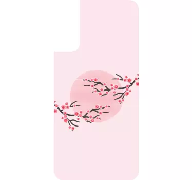 Adesivo samsung rami in fiore - TenStickers