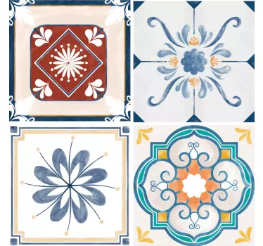 Adesivo per piastrella Bellissimo stile cemento - TenStickers