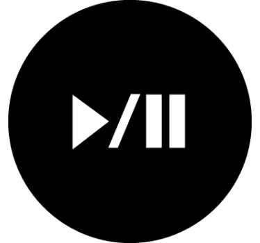 Skin adesiva portatile play pause - TenStickers