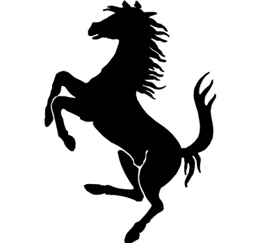Adesivo per auto logo cavallino rampante - TenStickers