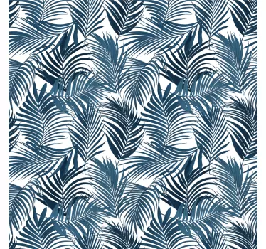 Carta adesiva per mobili componenti foglia tropicale - TenStickers