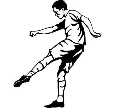 Skin adesiva calciatore per Mac - TenStickers
