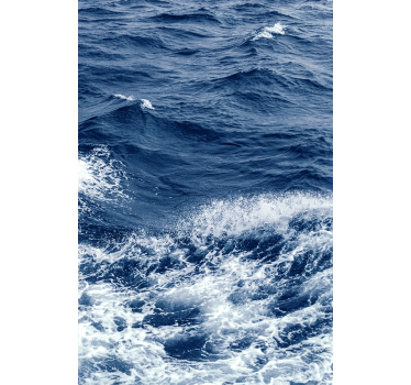 Adesivo per box doccia scena onde oceaniche - TenStickers